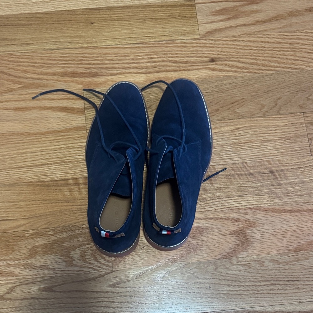 Tommy Hilfiger Men's Dark Blue Chukka Boots